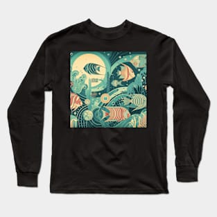 Vintage Sealife Long Sleeve T-Shirt